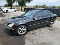 Salvage cars for sale at Orlando, FL auction: 2004 Mercedes-Benz C 230K Sport Sedan
