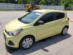 Vehiculos salvage en venta de Copart Augusta, GA: 2017 Chevrolet Spark LS