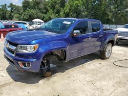 Chevrolet salvage cars for sale: 2015 Chevrolet Colorado LT