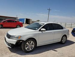 Salvage cars for sale from Copart Andrews, TX: 2015 Volkswagen Jetta SE