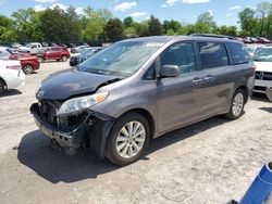 Salvage cars for sale from Copart Madisonville, TN: 2015 Toyota Sienna XLE