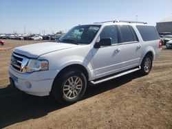 Salvage cars for sale at Brighton, CO auction: 2011 Ford Expedition EL XLT