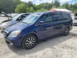 Salvage cars for sale at Mendon, MA auction: 2007 Honda Odyssey Touring