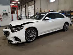 Salvage cars for sale from Copart Blaine, MN: 2022 Mercedes-Benz S 500 4matic