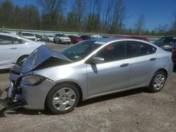 Salvage cars for sale from Copart Leroy, NY: 2013 Dodge Dart SE