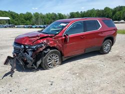 Salvage cars for sale from Copart Charles City, VA: 2022 Chevrolet Traverse LT