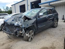 Salvage cars for sale at Harleyville, SC auction: 2014 Jeep Grand Cherokee Overland