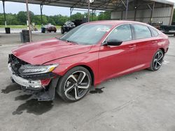 Salvage cars for sale from Copart Cartersville, GA: 2021 Honda Accord Sport