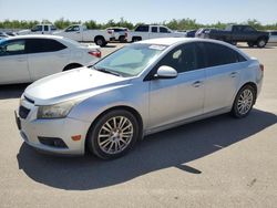 Salvage cars for sale at Fresno, CA auction: 2012 Chevrolet Cruze ECO