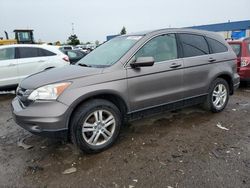 Salvage cars for sale from Copart Woodhaven, MI: 2011 Honda CR-V EXL