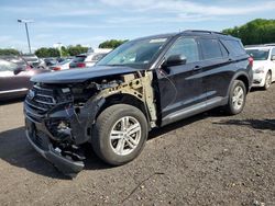 Salvage cars for sale at East Granby, CT auction: 2023 Ford Explorer XLT