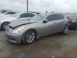 Salvage cars for sale from Copart Indianapolis, IN: 2009 Infiniti G37