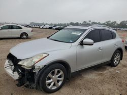 Salvage cars for sale at Houston, TX auction: 2012 Infiniti EX35 Base