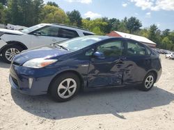 Salvage cars for sale from Copart Mendon, MA: 2013 Toyota Prius