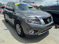 Salvage cars for sale at Hueytown, AL auction: 2015 Nissan Pathfinder S