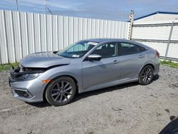 Salvage cars for sale from Copart Albany, NY: 2019 Honda Civic EX