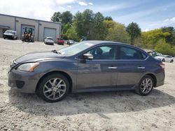 Salvage cars for sale from Copart Mendon, MA: 2015 Nissan Sentra S