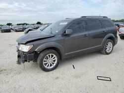 Salvage cars for sale at San Antonio, TX auction: 2016 Dodge Journey SXT