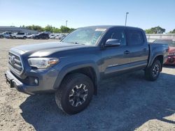 Salvage cars for sale from Copart Sacramento, CA: 2017 Toyota Tacoma Double Cab