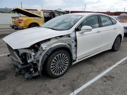 Salvage cars for sale at Van Nuys, CA auction: 2017 Ford Fusion Titanium HEV