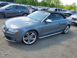 Salvage cars for sale from Copart Marlboro, NY: 2012 Audi S5 Prestige