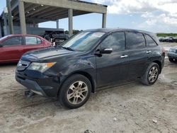 Salvage cars for sale from Copart West Palm Beach, FL: 2007 Acura MDX Technology