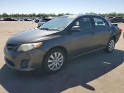 Salvage cars for sale from Copart Fresno, CA: 2012 Toyota Corolla Base