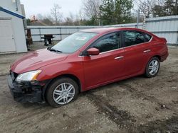 Salvage cars for sale at Lyman, ME auction: 2013 Nissan Sentra S