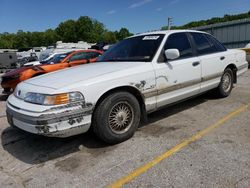 Salvage cars for sale at Rogersville, MO auction: 1992 Ford Crown Victoria LX