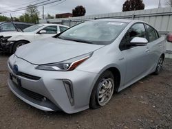 Salvage cars for sale from Copart New Britain, CT: 2022 Toyota Prius LE