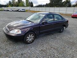 Honda Civic LX salvage cars for sale: 2000 Honda Civic LX