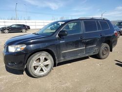 Salvage cars for sale at Nisku, AB auction: 2009 Toyota Highlander Sport