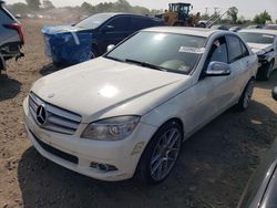 Salvage cars for sale from Copart Hillsborough, NJ: 2008 Mercedes-Benz C 300 4matic