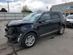 Salvage cars for sale from Copart Littleton, CO: 2018 Ford Explorer XLT