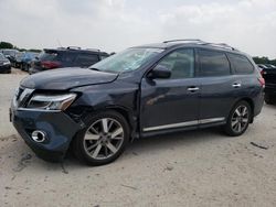 Salvage cars for sale at San Antonio, TX auction: 2014 Nissan Pathfinder S