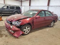 Toyota Camry le salvage cars for sale: 2002 Toyota Camry LE