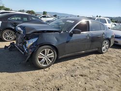 Salvage cars for sale from Copart San Martin, CA: 2010 Infiniti G37 Base