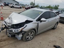 Salvage cars for sale at Pekin, IL auction: 2017 Chevrolet Cruze LS