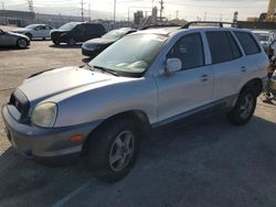 Salvage cars for sale from Copart Sun Valley, CA: 2003 Hyundai Santa FE GLS