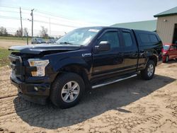 Salvage cars for sale at Kincheloe, MI auction: 2017 Ford F150 Super Cab