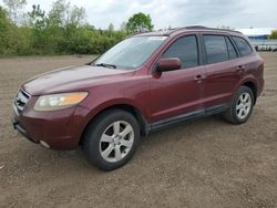 Salvage cars for sale from Copart Columbia Station, OH: 2007 Hyundai Santa FE SE