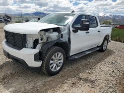 Salvage cars for sale at Magna, UT auction: 2021 Chevrolet Silverado K1500 Custom