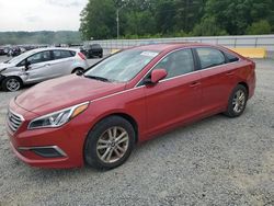 Salvage cars for sale at Concord, NC auction: 2017 Hyundai Sonata SE