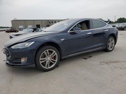 Salvage cars for sale at Wilmer, TX auction: 2014 Tesla Model S
