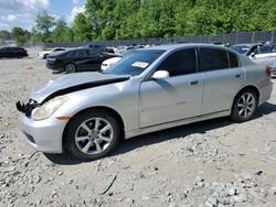 Infiniti salvage cars for sale: 2006 Infiniti G35