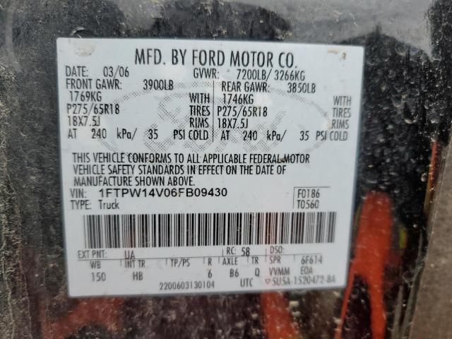 2006 Ford F150 Supercrew