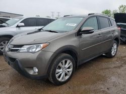 Salvage cars for sale at Elgin, IL auction: 2015 Toyota Rav4 Limited
