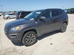 Salvage SUVs for sale at auction: 2019 Jeep Compass Trailhawk