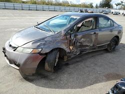 Salvage cars for sale at Fresno, CA auction: 2009 Honda Civic LX