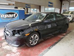 Salvage cars for sale at Angola, NY auction: 2018 Honda Civic LX